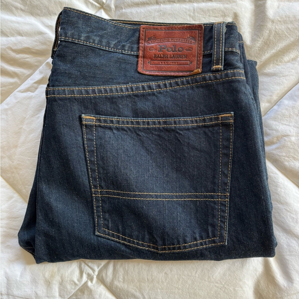 Polo by Ralph Lauren Men's Indigo Jeans
Relaxed Straight Fit 
34-30